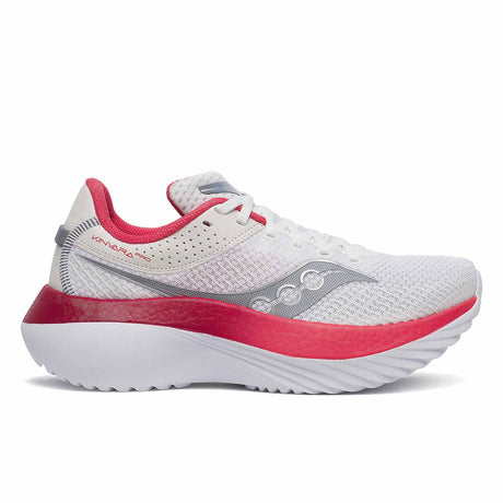 Saucony Kinvara Pro Women's Running Shoes - White / Cayenne