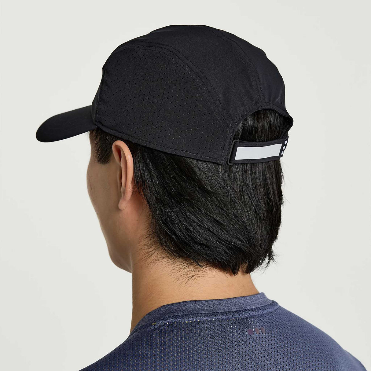 Saucony Outpace Hat casquette de course à pied unisexe dos noir