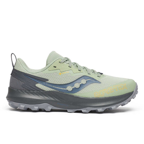 Saucony Peregrine 14 GTX souliers de course sur sentier femme - Sauge / Carbone