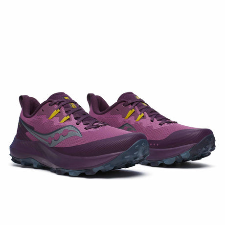Saucony Peregrine 14 chaussures de course à pied trail femme - Plum / Eggplant
