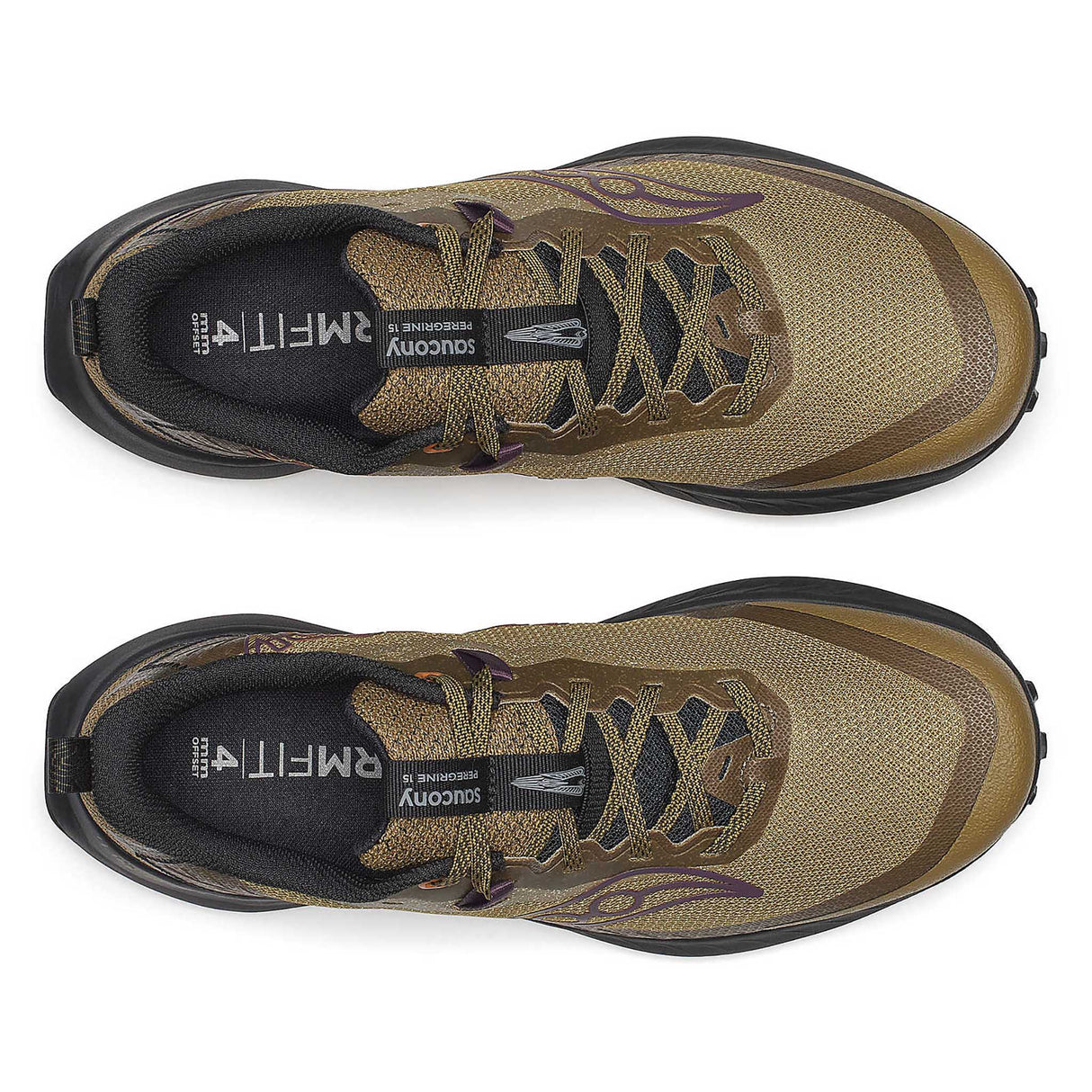 Saucony Peregrine 15 souliers de course sur sentier homme empeigne - Kodiak / Black