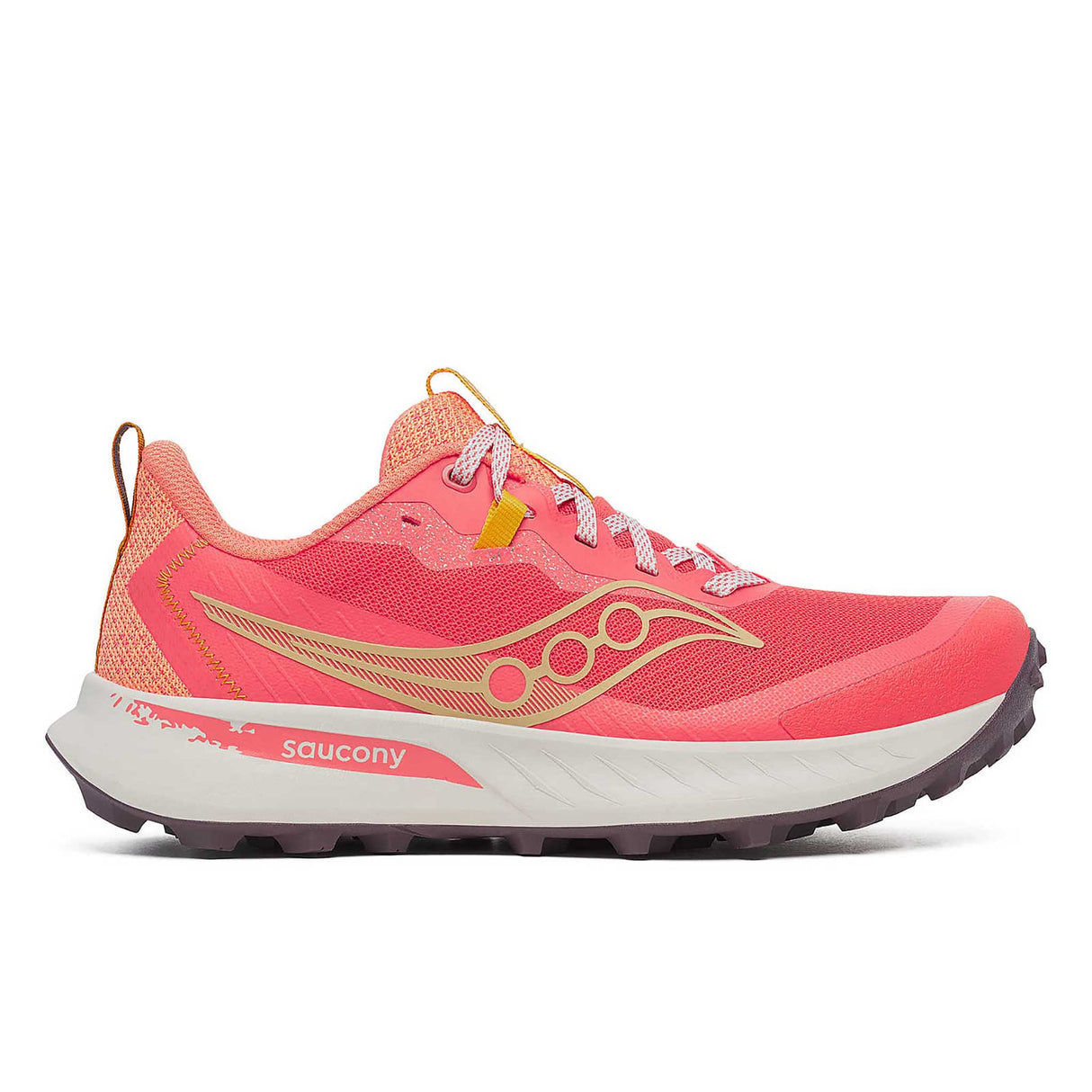 Saucony Peregrine 15 Women's Trail Running Shoes - Coral / Salmon