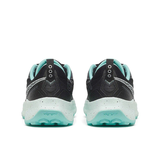 Saucony Peregrine 16 GTX chaussures de course à pied trail femme - Black / Aqua