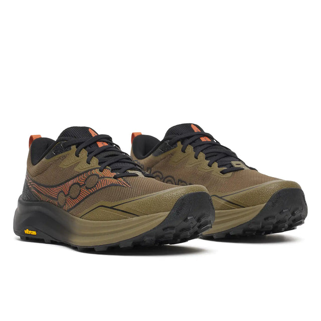 Saucony Peregrine 16 souliers de course sur sentier homme - Field / Black