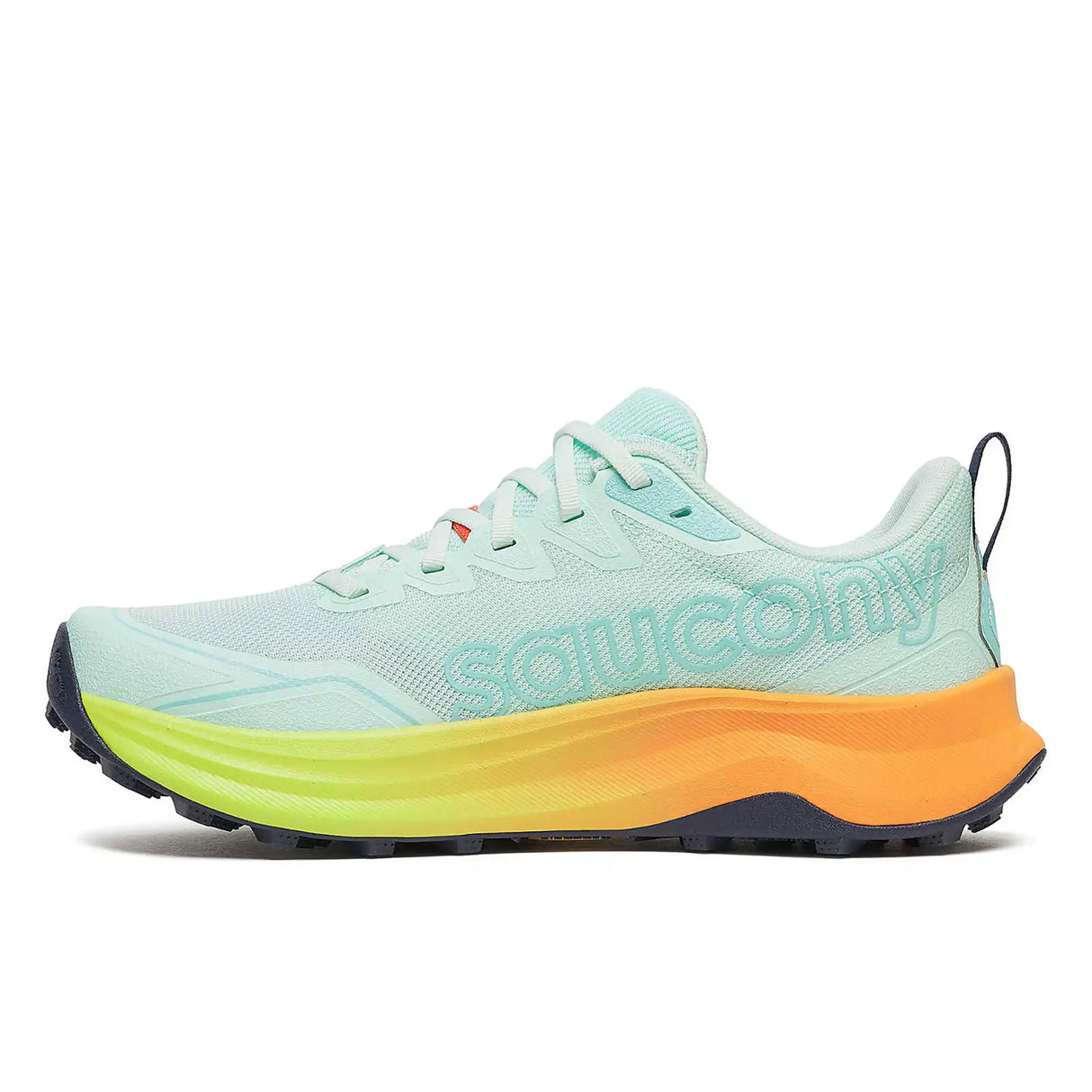 Saucony Peregrine 16 souliers de course sur sentier femme - Aqua / Citron