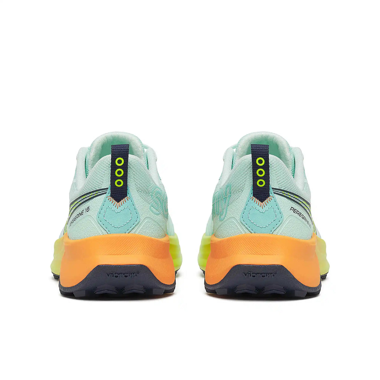 Saucony Peregrine 16 souliers de course sur sentier femme - Aqua / Citron