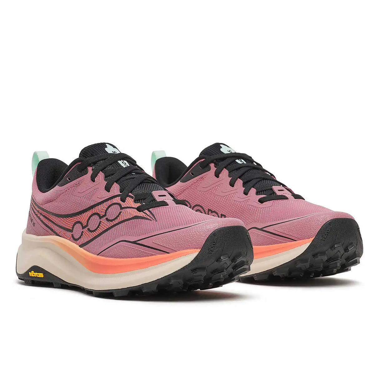 Saucony Peregrine 16 souliers de course sur sentier femme - Mauve / Salmon