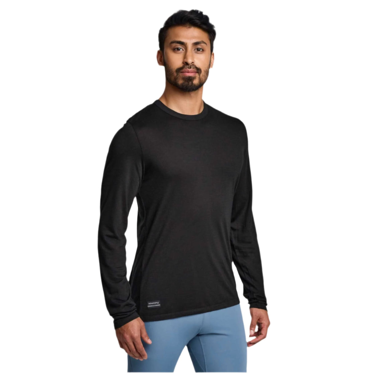 Saucony Peregrine Merino chandail homme - noir