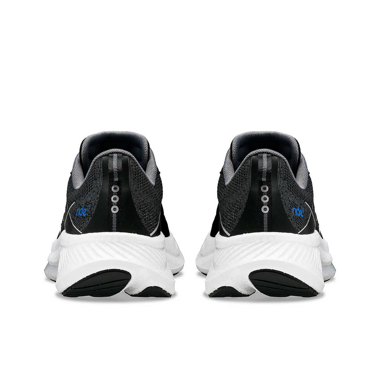 Saucony Ride 17 souliers de course homme talons - Noir / Blanc