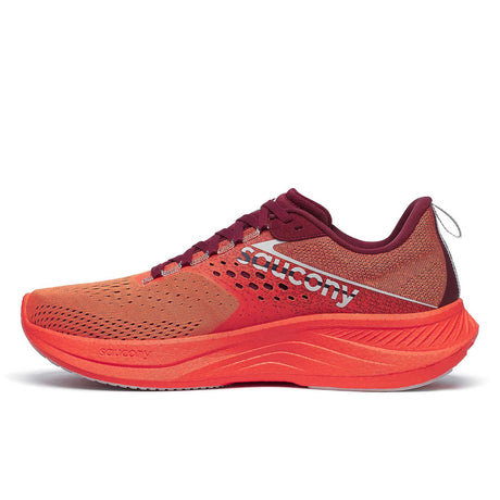 Saucony Ride 17 souliers de course homme lateral - Pepper / Currant