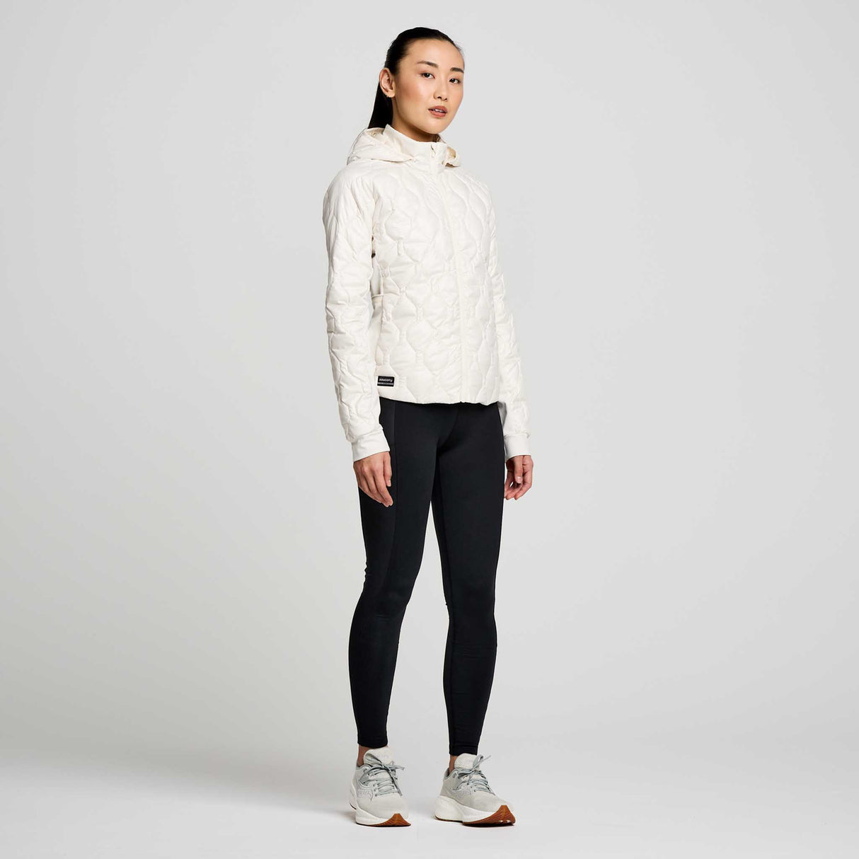 Saucony Solstice Oysterpuff manteau de course à pied femme live - lin