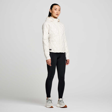 Saucony Solstice Oysterpuff manteau de course à pied femme live - lin