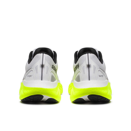 Saucony Triumph 22 souliers de course homme talon - White / Citron