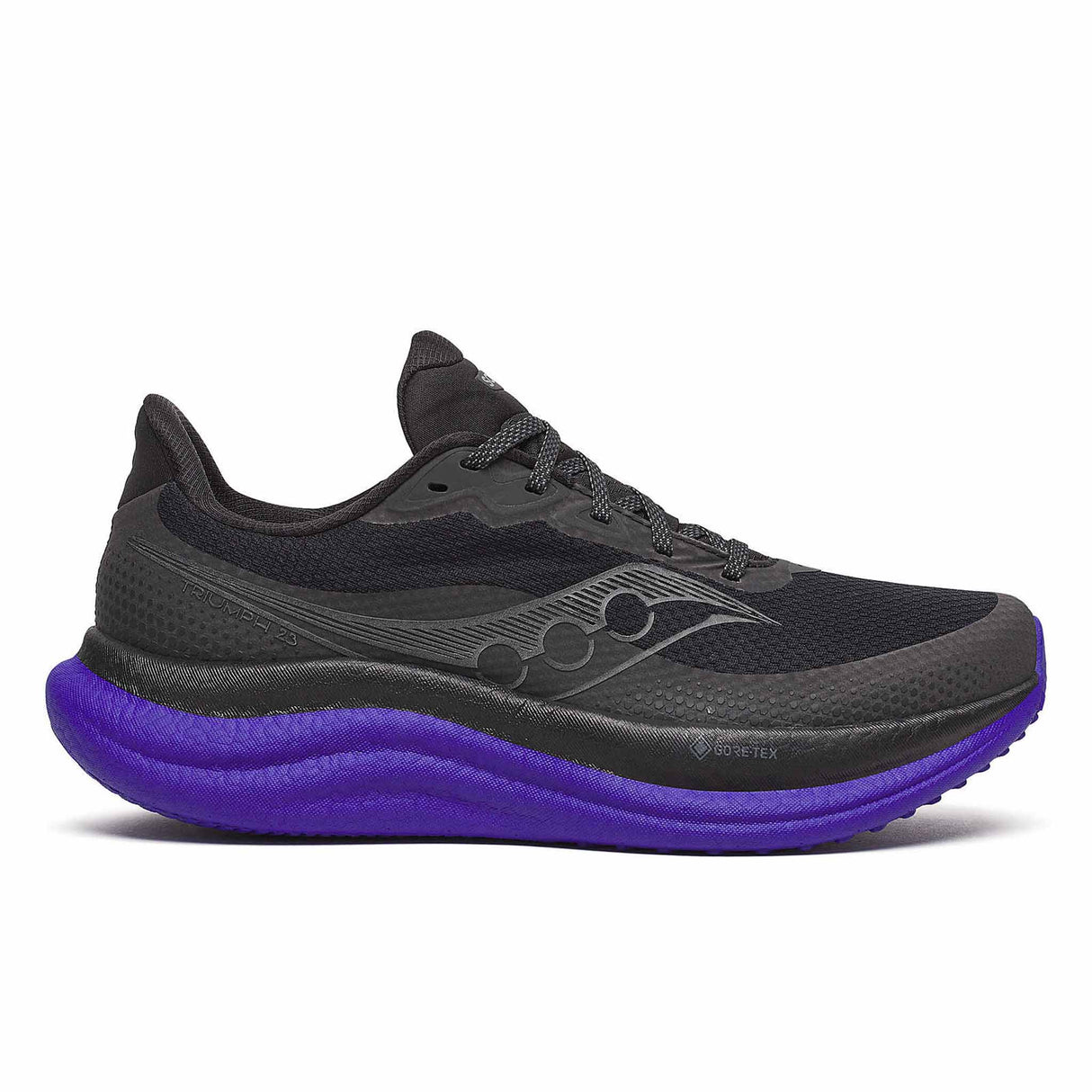 Saucony Triumph 23 GTX Men's Running Shoes - Black / Regal