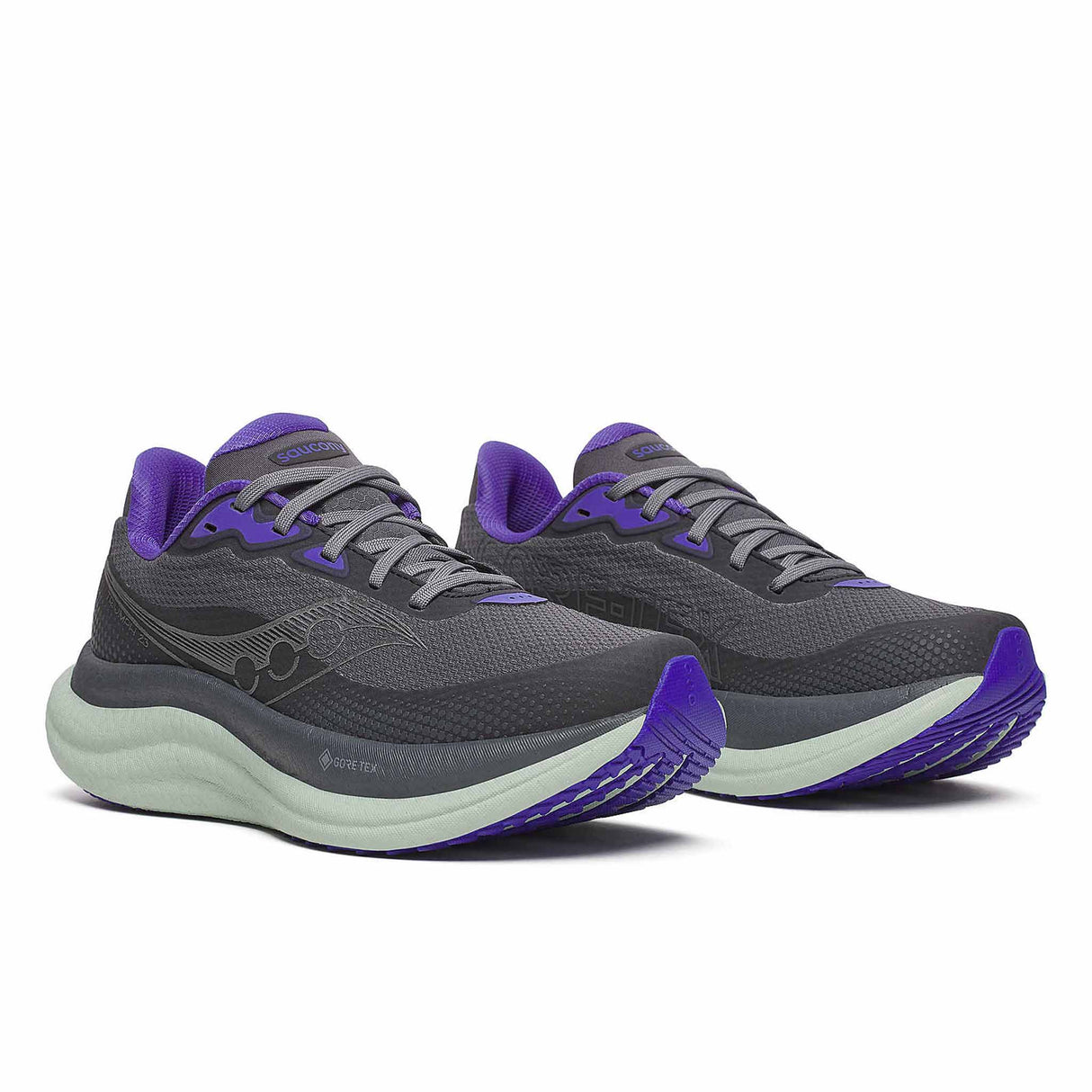 Saucony Triumph 23 GTX Women's Running Shoes - Shadow / Aloe