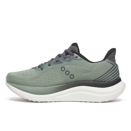 Saucony Triumph 23 souliers de course homme lateral - Iceberg / Carbon