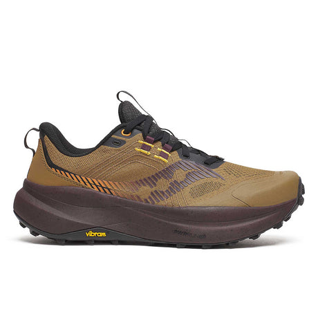 Saucony Xodus Ultra 4 souliers de course à pied trail homme - Kodiak / Wine