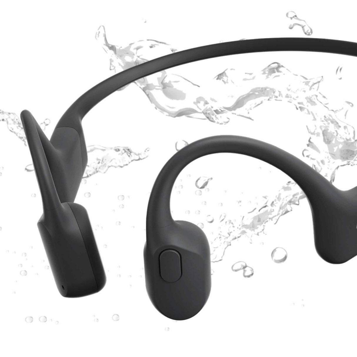 Shokz OpenRun Open-Ear Bluetooth Headphones - Black