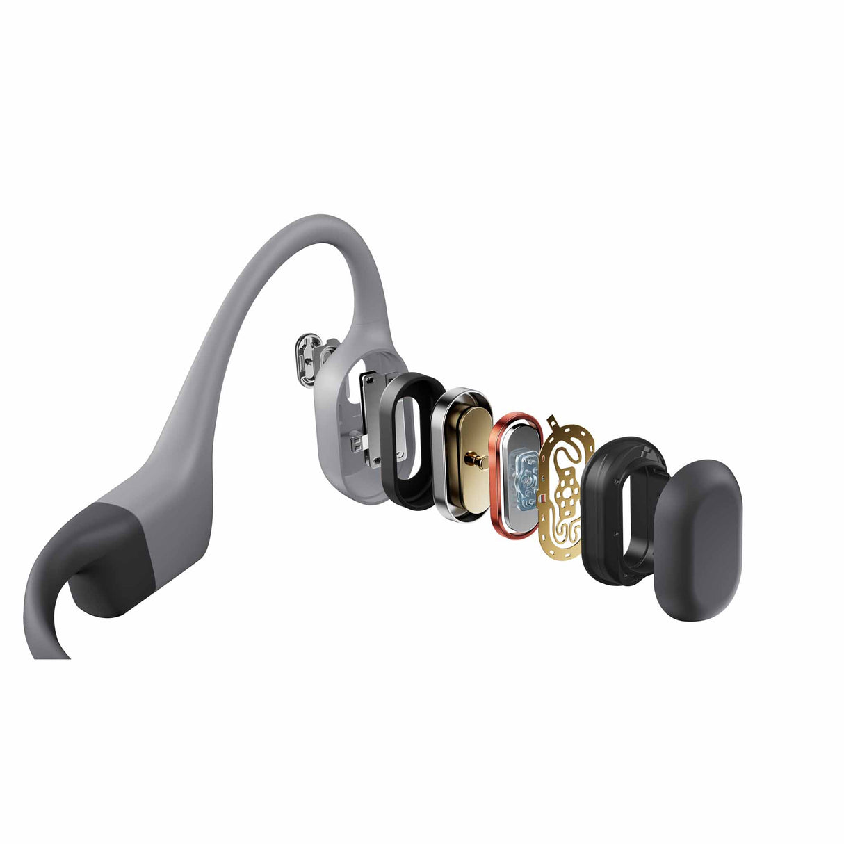 Shokz OpenSwim Pro Waterproof Bluetooth Headphones - Grey