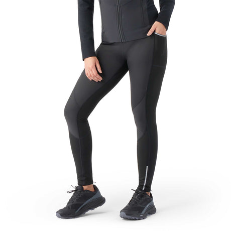 Smartwool Active Fleece Wind Tight pour femme - noir - face