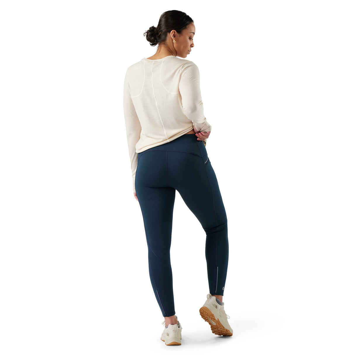 Smartwool pantalon coupe-vent Active Fleece pour femme - Marine foncé