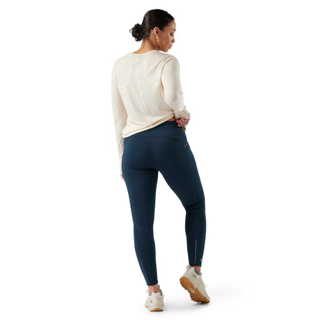 Smartwool pantalon coupe-vent Active Fleece pour femme - Marine foncé