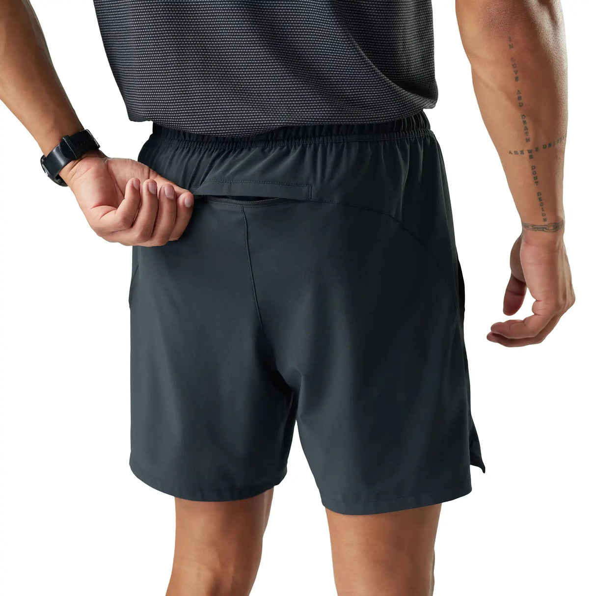 Smartwool short Active doublé 18 cm (7 po) pour homme - Noir