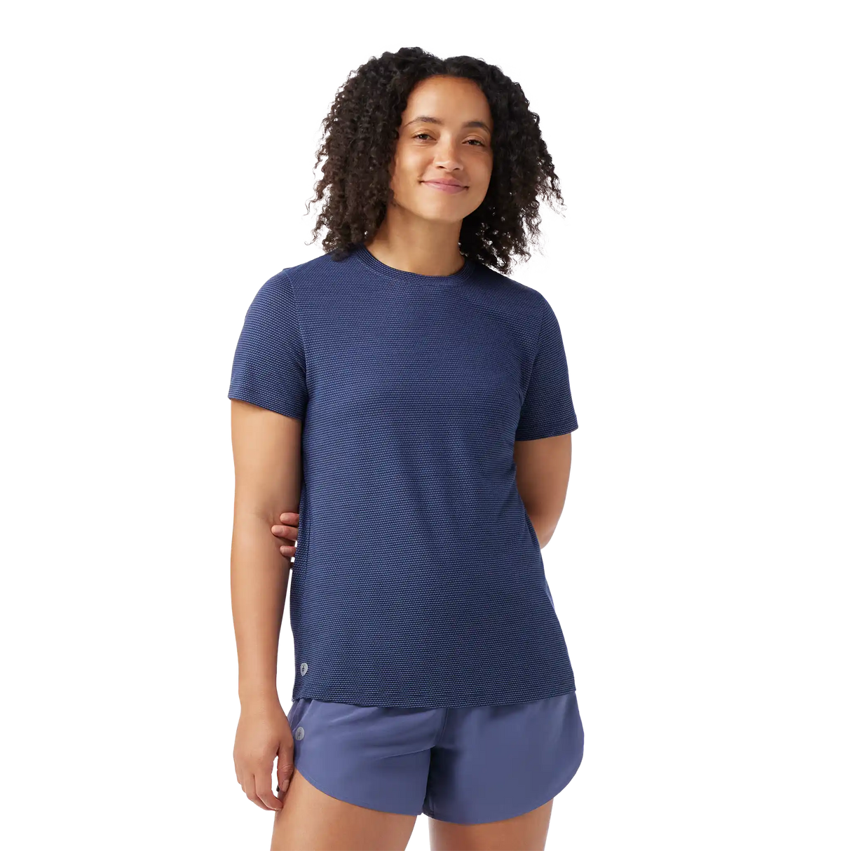 Smartwool T-shirt Active Mesh pour femme - Nuit tombante / Marine foncé