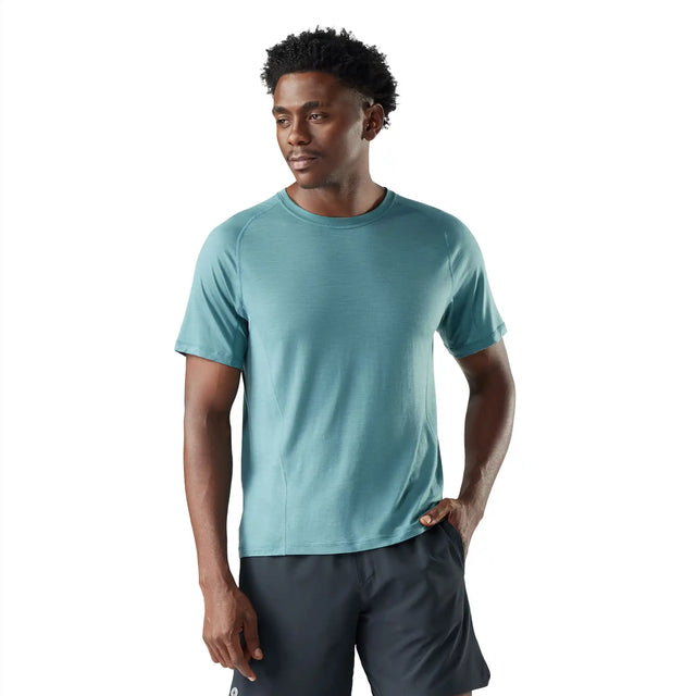Smartwool Active Ultralite t-shirt homme - Sarcelle poussiéreux