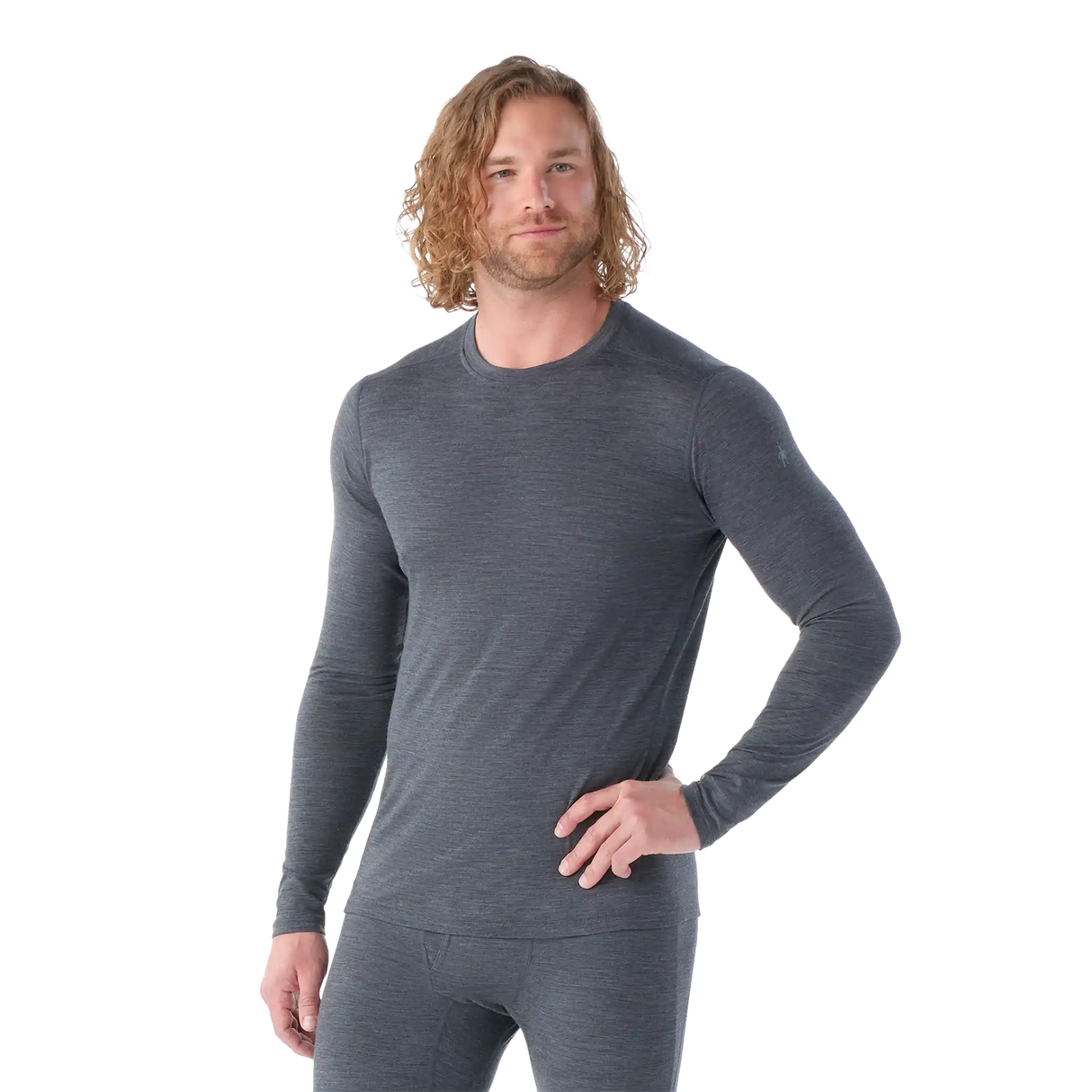 Smartwool Haut de base Classic All-Season Merino homme - Chiné gris fer