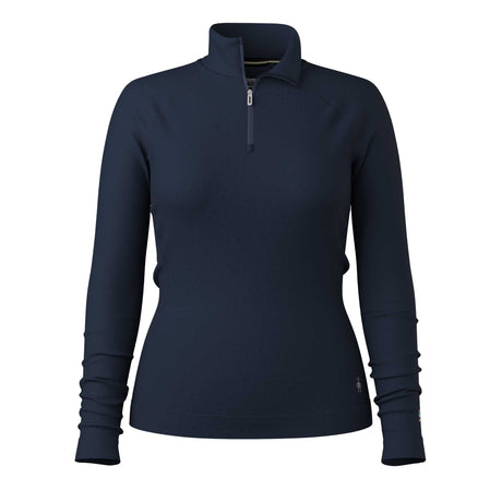 Smartwool Haut de base à demi-zip Classic Thermal Merino pour femme - Marine foncé