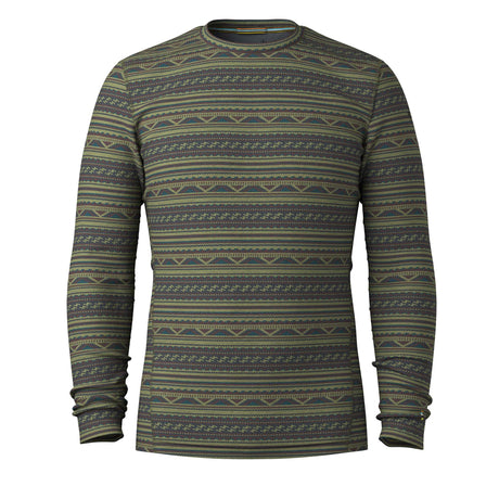 Chandail de base Smartwool Classic Thermal Merino pour homme - Mousse D'Hiver Sommet de l'Âme