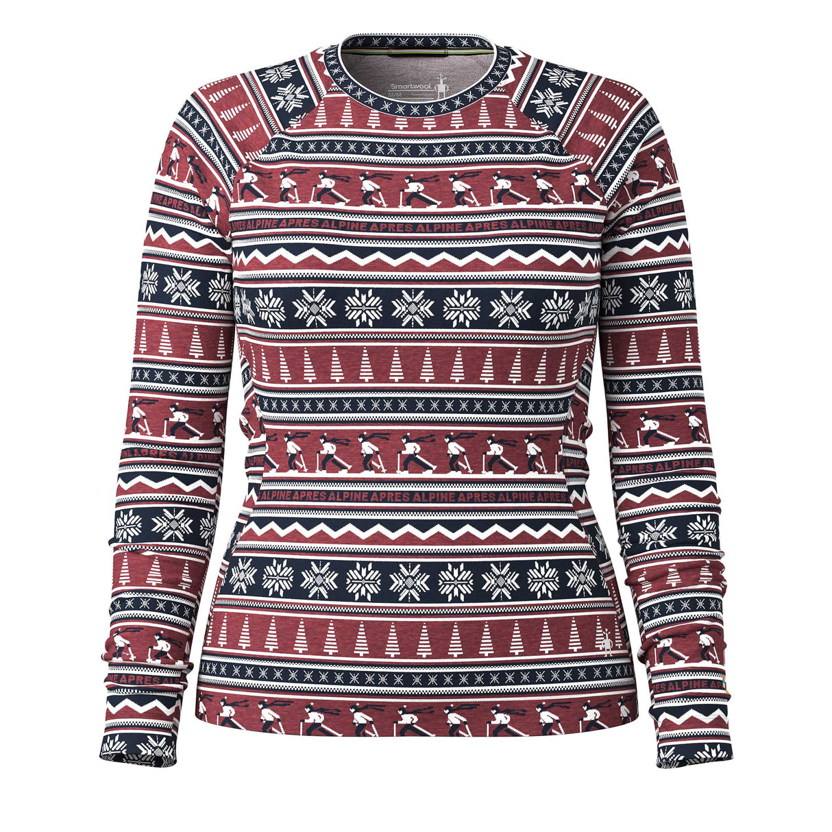 Smartwool haut de base Classic Thermal Merino femme - Après-Ski Cassis