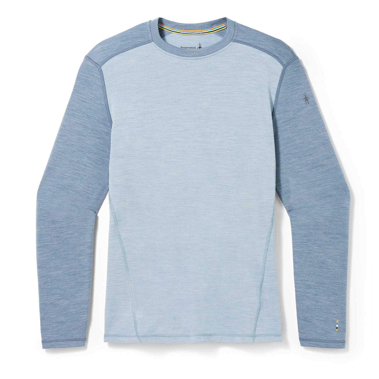Smartwool Merino 250 Baselayer chandail col rond bleu étain plomb homme