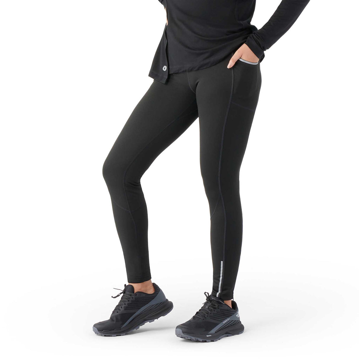 Smartwool Merino Active leggings femme - noir - face