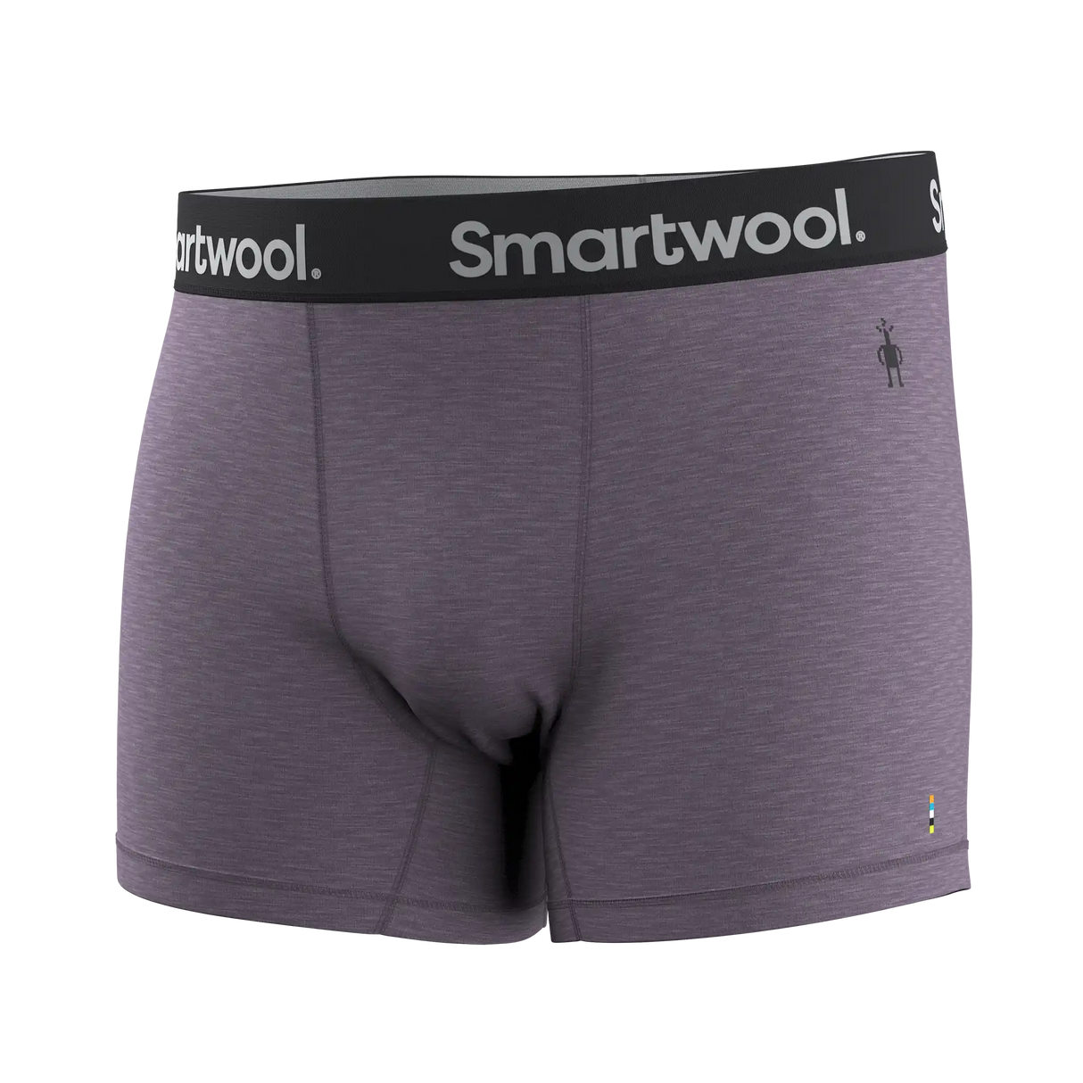 Smartwool caleçon boxeur en laine mérinos pour hommes - Chiné violet tempête