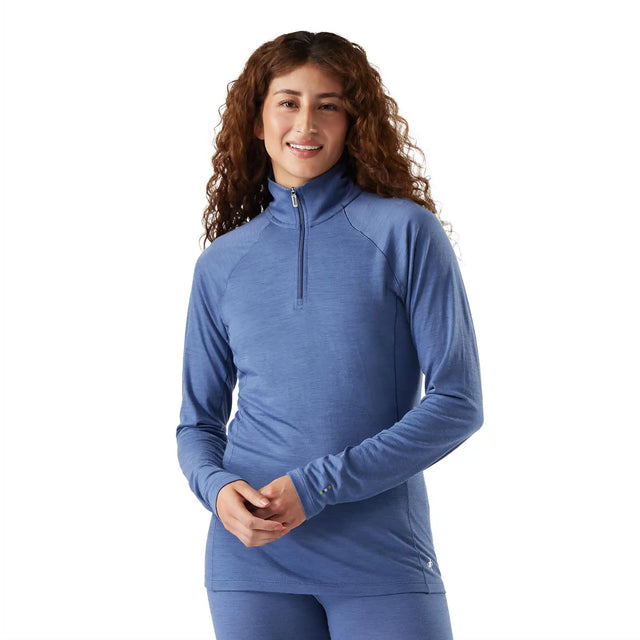 Smartwool haut de base Classic All-Season Merino à demi-zip pour femme - Bleu nuit tombante