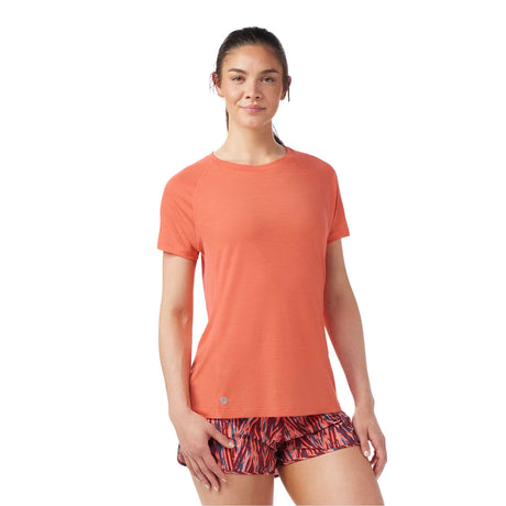 Smartwool Merino Sport 120 T-shirt à manches courtes femme face - Barrière de corail