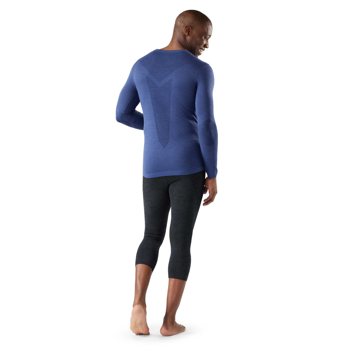 Smartwool Haut de base thermal Intraknit Merino homme - Bleu / Nuit tombante