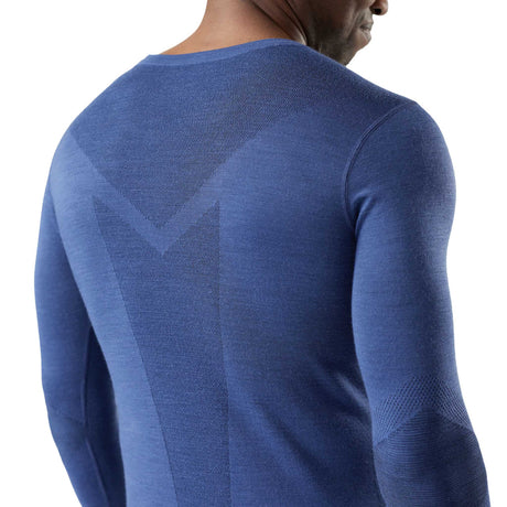 Smartwool Haut de base thermal Intraknit Merino homme - Bleu / Nuit tombante