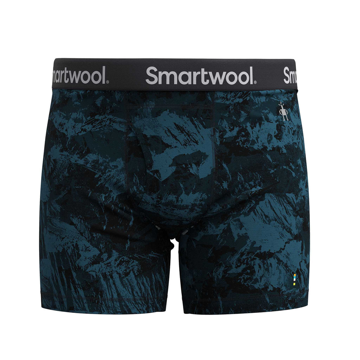 Smartwool caleçon boxeur imprimé Merino pour hommes - Montagne leu crépuscule