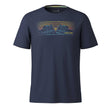 Smartwool t-shirt imprimé Mountain Sunrise Active homme - Marine foncé