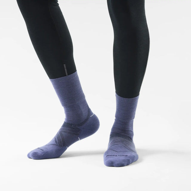 Smartwool chaussettes de course Run Cold Weather - Bleu Nuit Tombante