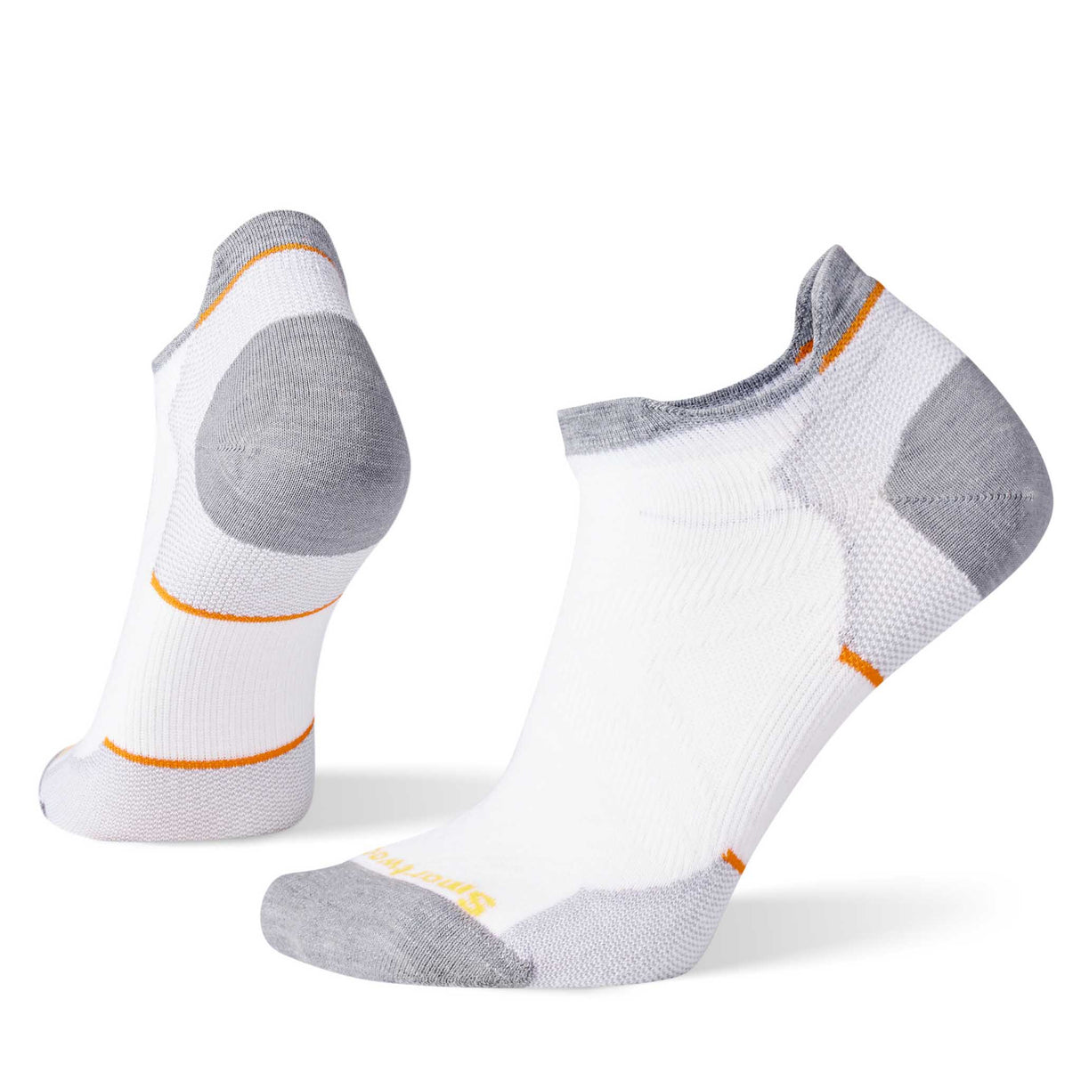 Smartwool Run Zero Cushion chaussettes basses de course femme - Blanc