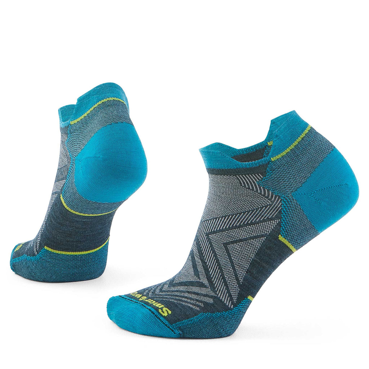 Smartwool Run Zero Cushion chaussettes basses de course femme - Bleu crépuscule
