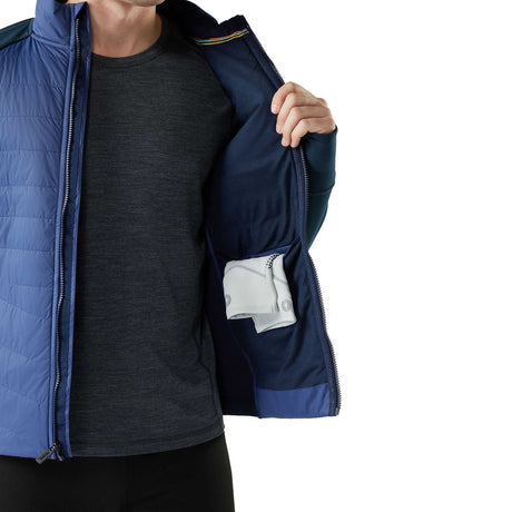 Smartwool manteau hybride Smartloft pour homme - Bleu nuit tombante