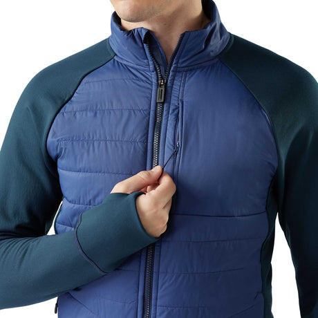 Smartwool manteau hybride Smartloft pour homme - Bleu nuit tombante