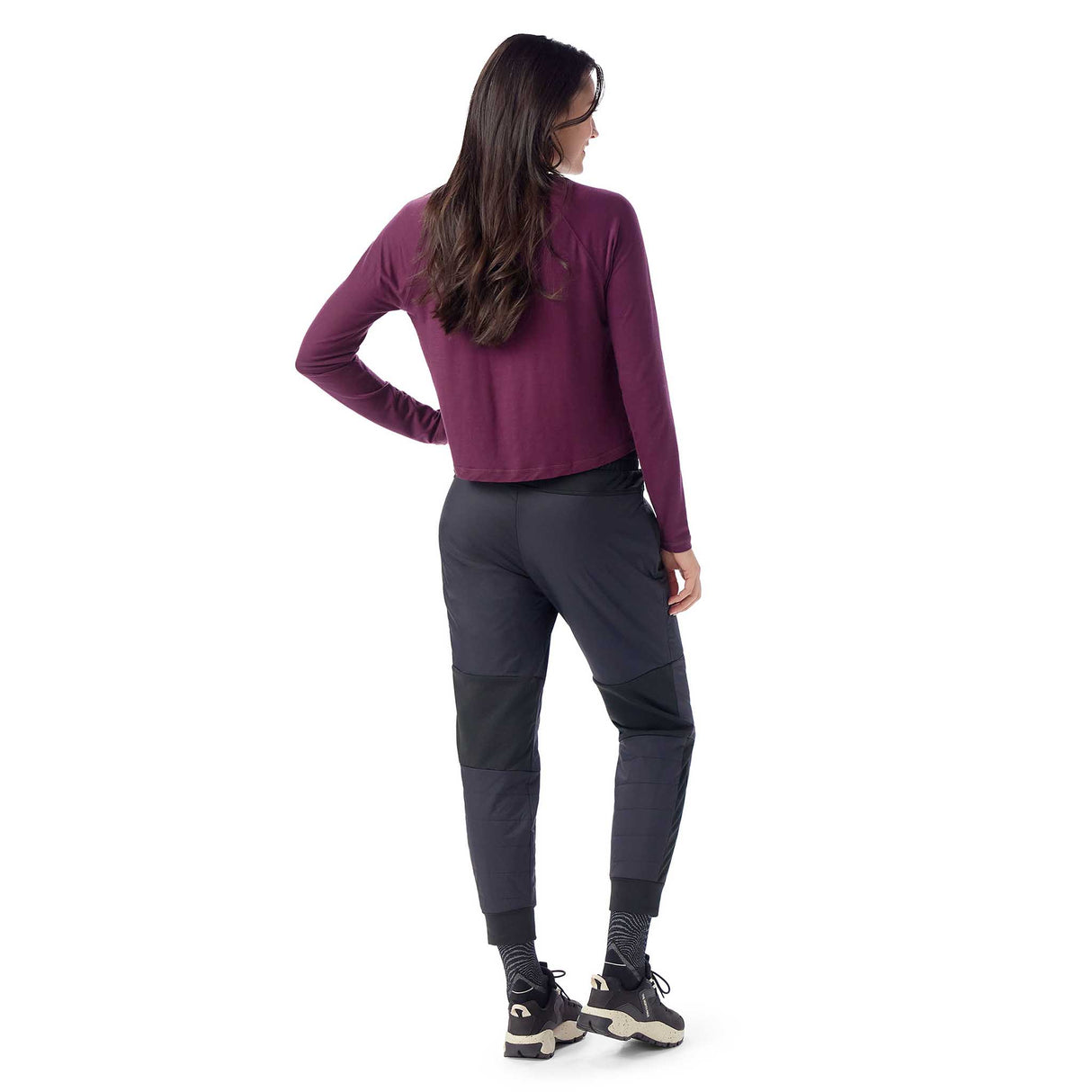Smartwool pantalon Smartloft pour femme dos - noir