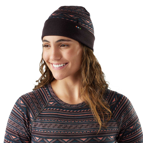 Smartwool Merino Thermal Reversible Cuffed Beanie tuque unisexe - Récif de Corail Sommet de l'Âme