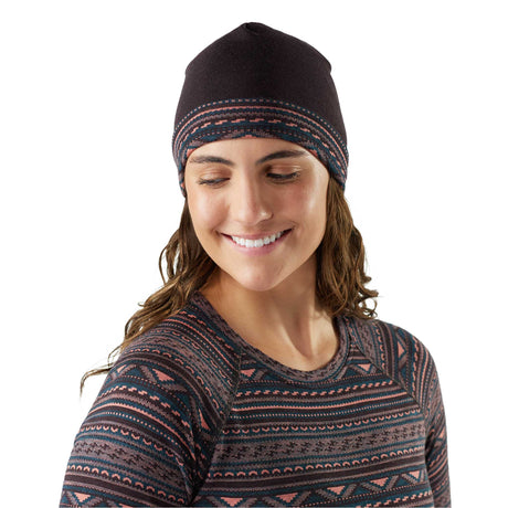 Smartwool Merino Thermal Reversible Cuffed Beanie tuque unisexe - Récif de Corail Sommet de l'Âme